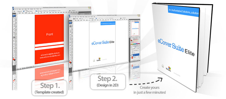 Create your photoshop ecover actions
